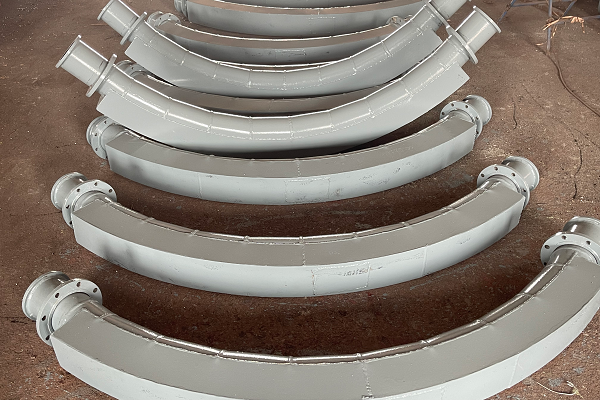 背覆式90&deg;內(nèi)襯耐磨陶瓷彎頭