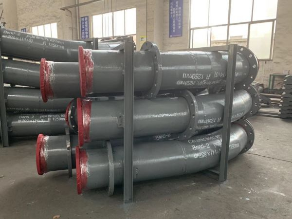 輸灰管道陶瓷復(fù)合90°彎頭