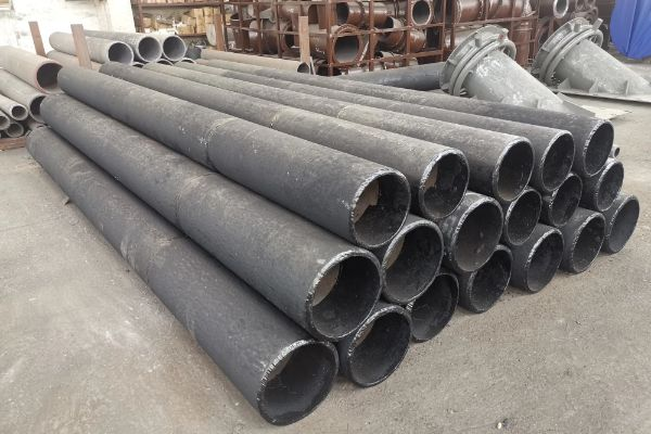 鋼廠煤泥水輸送稀土合金耐磨管道