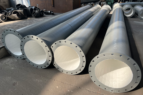 省煤器輸灰管內(nèi)部襯耐陶瓷