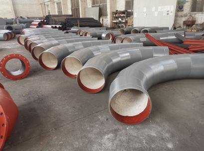 強(qiáng)耐磨，持久耐用——煤礦用陶瓷貼片耐磨彎頭[江河]