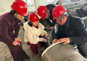 越南電廠(chǎng)陶瓷貼片耐磨管道項(xiàng)目