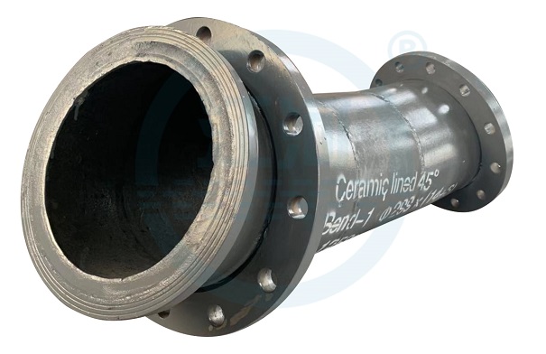 自蔓燃耐磨陶瓷復(fù)合管